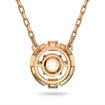 Swarovski Sparkling Dance Round Necklace, White, Rose-gold tone plated - 5272364