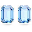 Swarovski øredobber Millenia, Octagon cut crystals, Blue - 5614935	
