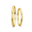 Gifteringer i gult gull 9 kt, 2 mm. BASIC SLIM - 14804305