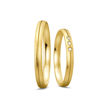 Gifteringer i gult gull 9 kt, 2.5 mm. BASIC SLIM - 14804323