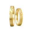Gifteringer i gult gull 14 kt, 3.5 mm. Slim line  - 48071230