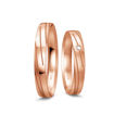 Gifteringer i rødt gull 14 kt, 3.5 mm.BASIC LIGHT - 480422300