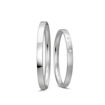 Gifteringer i platina 950, 2 mm. BASIC SLIM - 44804307