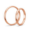 Gifteringer i rødt gull 9 kt, 2.5 mm. BASIC SLIM - 1480431100