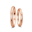 Gifteringer i rødt gull 9 kt, 2.5 mm. BASIC SLIM - 1480431100