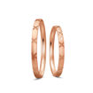 Gifteringer i rødt  gull 9 kt, 2 mm. BASIC SLIM - 1480431700