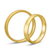 Gifteringer i gult gull 9 kt, 3.5 mm. BASIC LIGHT - 14805613