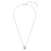 Swarovski smykke Millenia necklace Octagon cut, Blue, Rhodium plated - 5640289