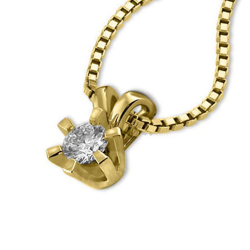 Diamantsmykke Sofia i gull med 0,25 ct W-Si-11207250