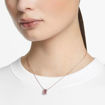 Swarovski smykke Millenia necklace Octagon cut, Purple, Rose gold-tone plated - 5640291