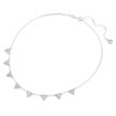 Swarovski collier Ortyx necklace Triangle cut, White, Rhodium plated - 5643021
