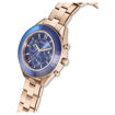Swarovski klokke Octea Lux Sport watch Metal bracelet, Blue, Champagne gold-tone finish - 5632481