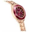 Swarovski klokke Octea Lux Sport watch Metal bracelet, Red, Rose gold-tone finish - 5632475