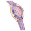 Swarovski klokke Octea Lux Chrono watch Leather strap, Purple, Rose gold-tone finish - 5632263