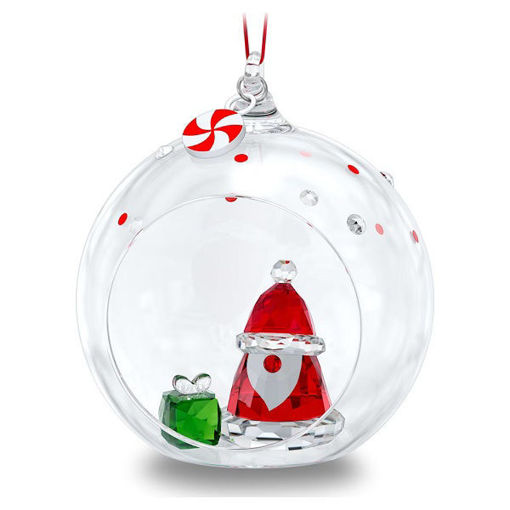 Swarovski figur Holiday Cheers Santa Claus Ball Ornament - 5596382