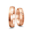 Gifteringer i rødt gull 9 kt, 4.5 mm. Slim line  -  2480713700