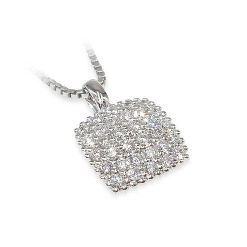 Diamantsmykke i gull med 0,32 ct W-si -BUR250165150