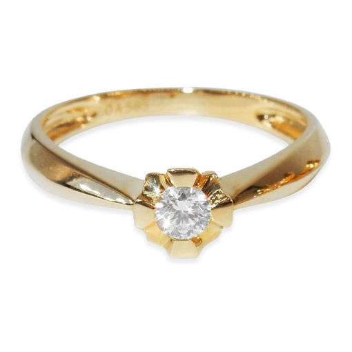 Diamantring forlovelsesring  Evita 0,10 ct W-Si-501100