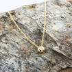 Diamantsmykke i gult gull med 0,03 ct W-Si - 39903403