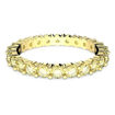 Swarovski  Matrix ring Round cut, Yellow, Gold-tone plated - 5658663