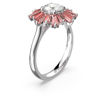 Swarovski Sunshine ring Mixed cuts, Sun, Pink, Rhodium plated - 5642967 