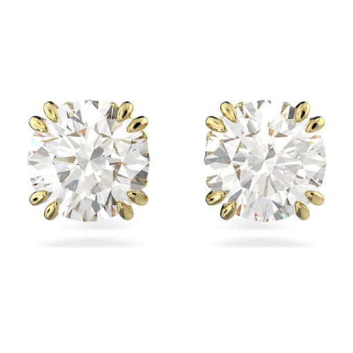 Swarovski øredobber Constella stud, gult - 5642595
