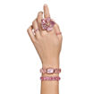 Swarovski klokke Octagon cut bracelet, pink, rose - 5630837
