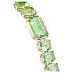 Swarovski klokke Octagon cut bracelet, green, gult - 5630834