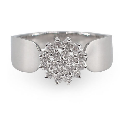 Diamantring i hvitt gull med 0,25 ct TW-P - SL8409