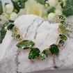 Swarovski armband Gema Mixed cuts, Green, gult - 5652822