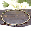 Swarovski collier Dellium necklace Bamboo, Green, Gold-tone plated - 5645367