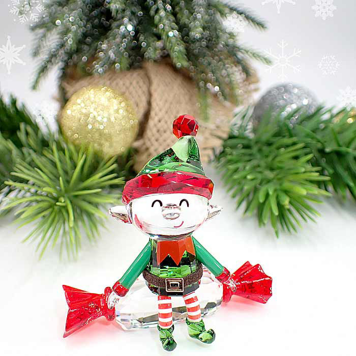 Holiday Cheers Dulcis Decorazione Bastoncino di Zucchero | Swarovski