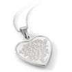 Smykke Lilla hjerte med Fader Vår i sølv, til barn - 271718