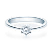 Diamantring forlovelsesring  0,25 ct i 14kt gull. Diona - 18001025