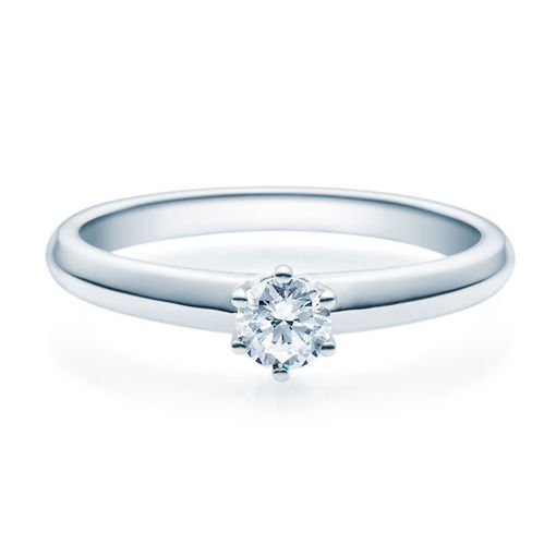 Diamantring forlovelsesring 0,25 ct i 14kt gull.  Violetta - 18003025