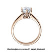Diamantring forlovelsesring  0,20 ct i 14kt gull. Diona - 18001020