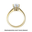 Enstens diamantring Diona 14 kt gull med 0,30 ct TW-Si.Magic Moments -18001030
