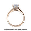 Enstens diamantring Diona 14 kt gull med 0,40 ct TW-Si.Magic Moments -18001040
