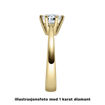 Diamantring forlovelsesring 0,50 ct i 14kt gull. Diona -18001050