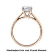Diamantring forlovelsesring 0,20 ct i 14kt gull. Alida - 18002020