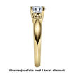 Diamantring forlovelsesring 0,50 ct i 14kt gull. Elissa - 18004050