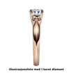 Enstens diamantring Elissa m/0,70 ct i 14kt gull. TW-Si. -18004070