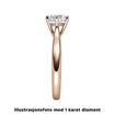 Diamantring forlovelsesring 0,25 ct i 14kt gull. Leticia - 18007025