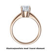 Enstens diamantring Lilya med 0,30 ct i 14kt gull. TW-Si. -18008030