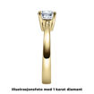 Diamantring forlovelsesring 0,50 ct i 14kt gull. Lilya - 18008050