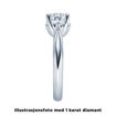 Diamantring forlovelsesring 0,25 ct i 14kt gull. Naima - 18009025