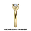 Diamantring forlovelsesring 0,25 ct i 14kt gull. Naima - 18009025