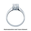 Diamantring forlovelsesring 0,40 ct i 14kt gull. Naima - 18009040