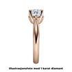 Diamantring forlovelsesring 0,50 ct i 14kt gull. Soria - 18010050