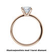 Enstens diamantring Melina med 0,30 ct i 14kt gull. TW-Si. -18011030